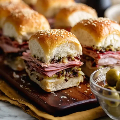 muffaletta hawaiian roll sliders