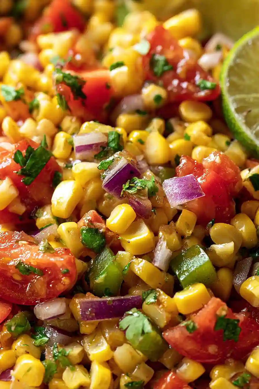 corn and jalapeño salsa