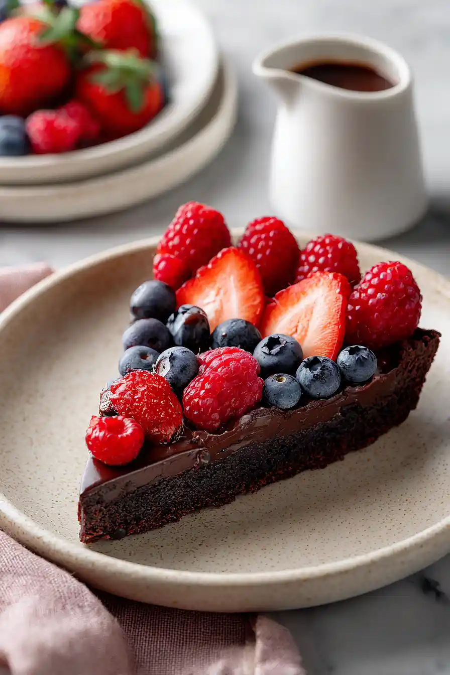 nutella brownie fruit pizza