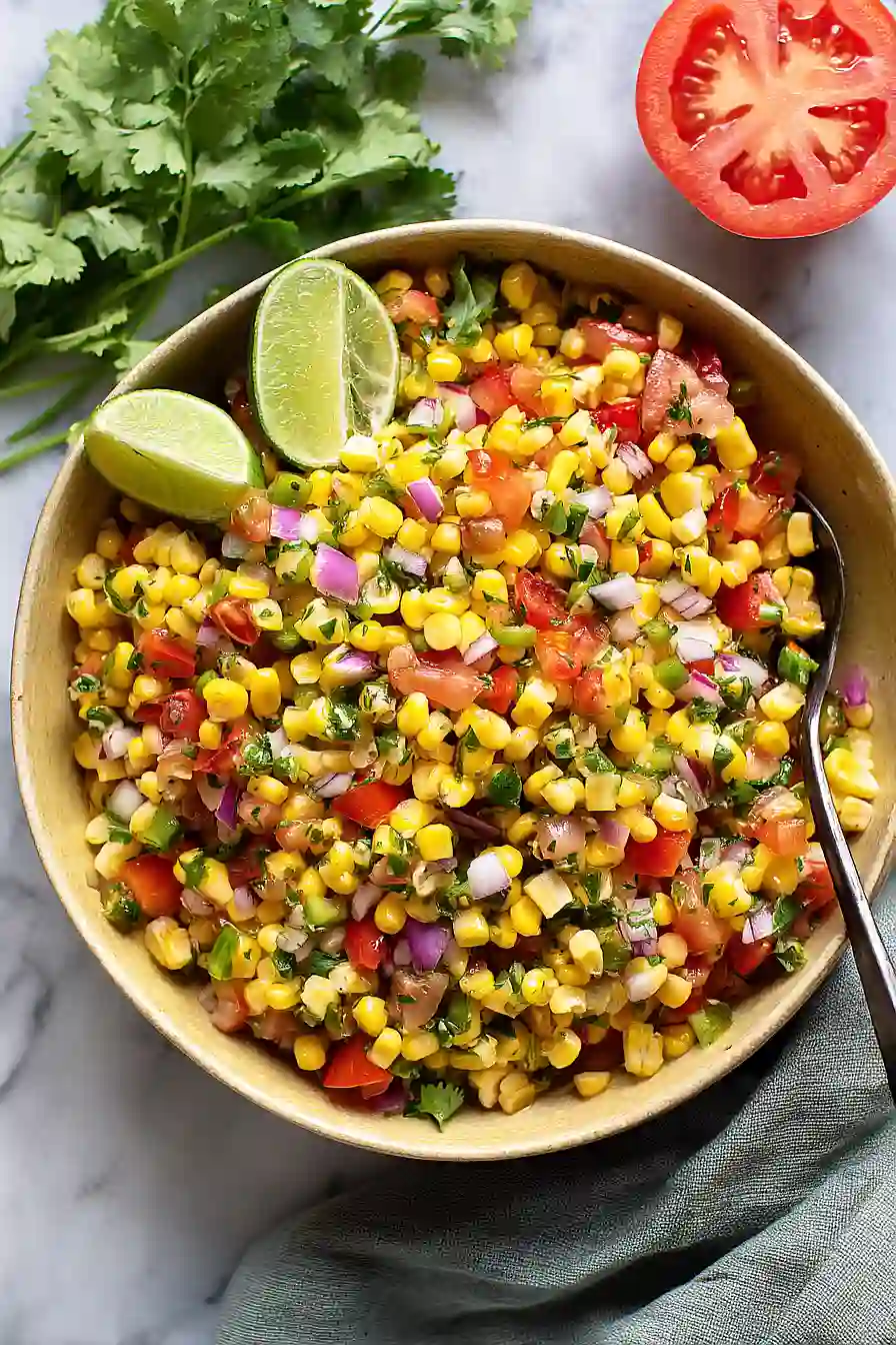 corn and jalapeño salsa