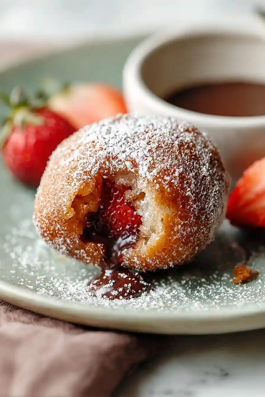deep fried strawberries