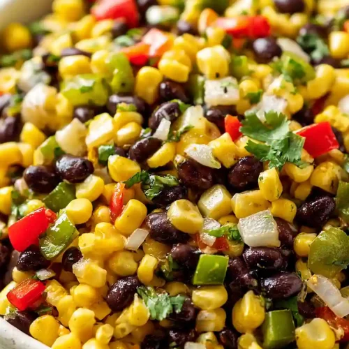 grilled corn and black bean salsa
