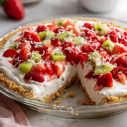 no bake fruit pizza