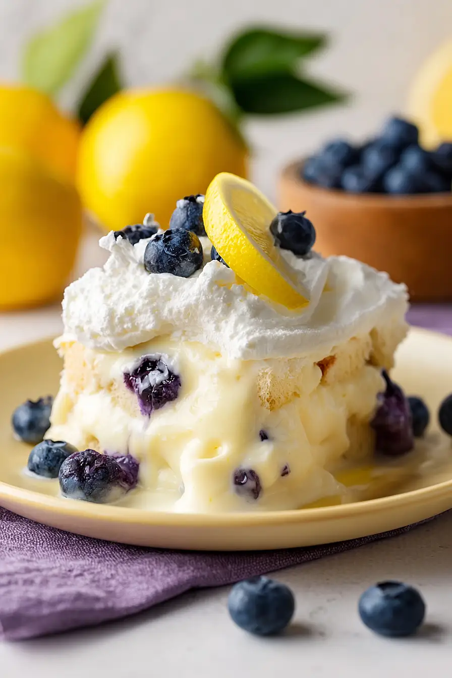 lemon blueberry trifle