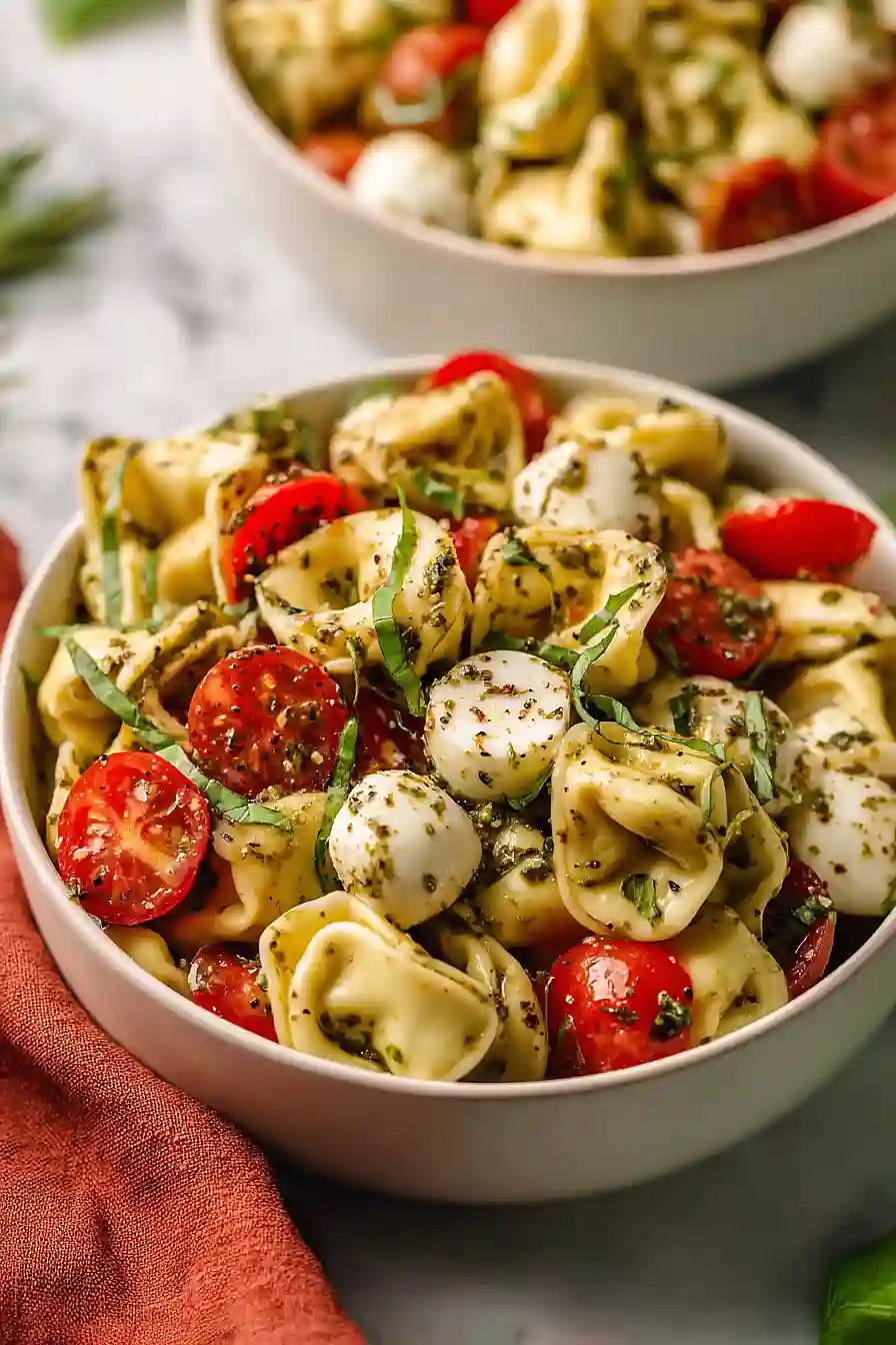 caprese tortellini salad