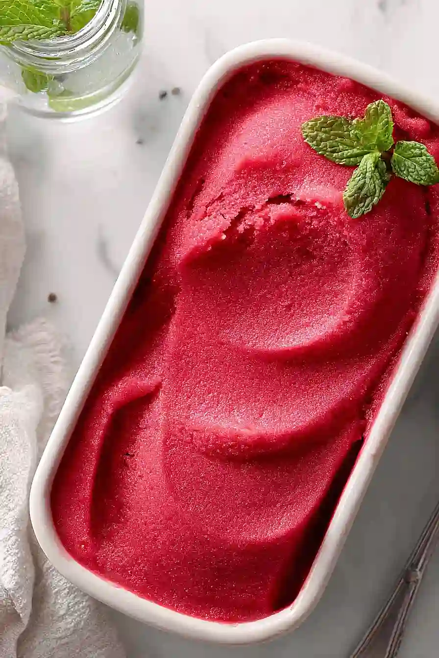 raspberry sorbet