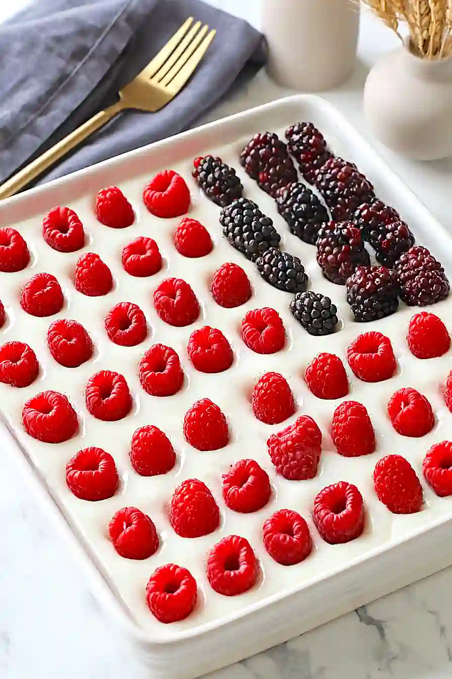flag ice cream cake
