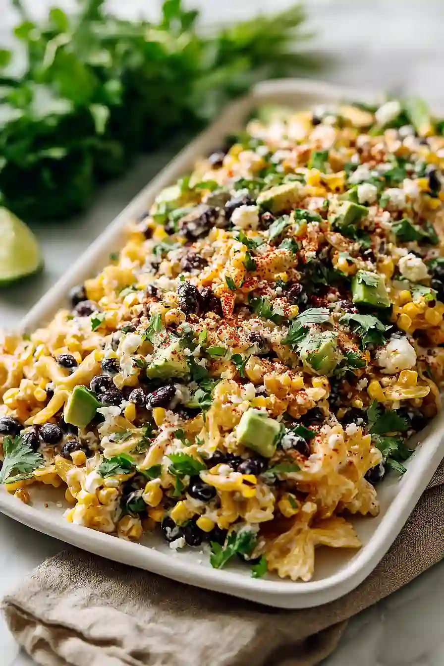 mexican street corn pasta salad