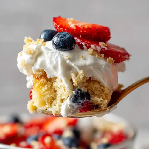 vegan berry trifle