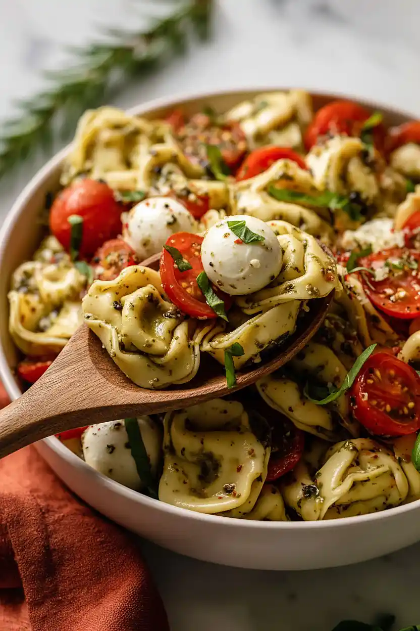 caprese tortellini salad
