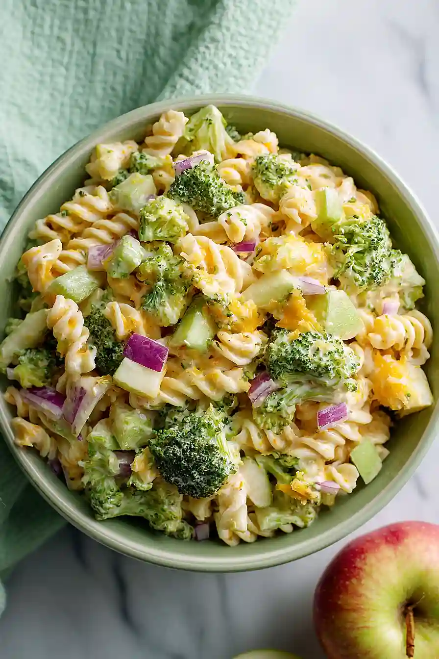 broccoli cheddar pasta salad