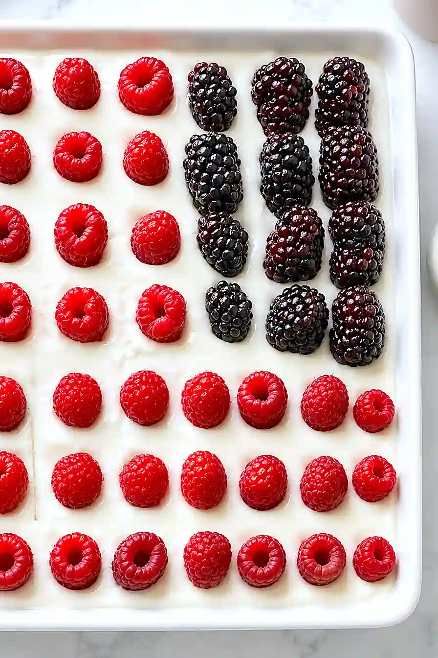 flag ice cream cake