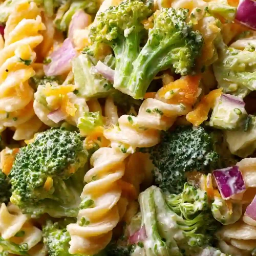 broccoli cheddar pasta salad
