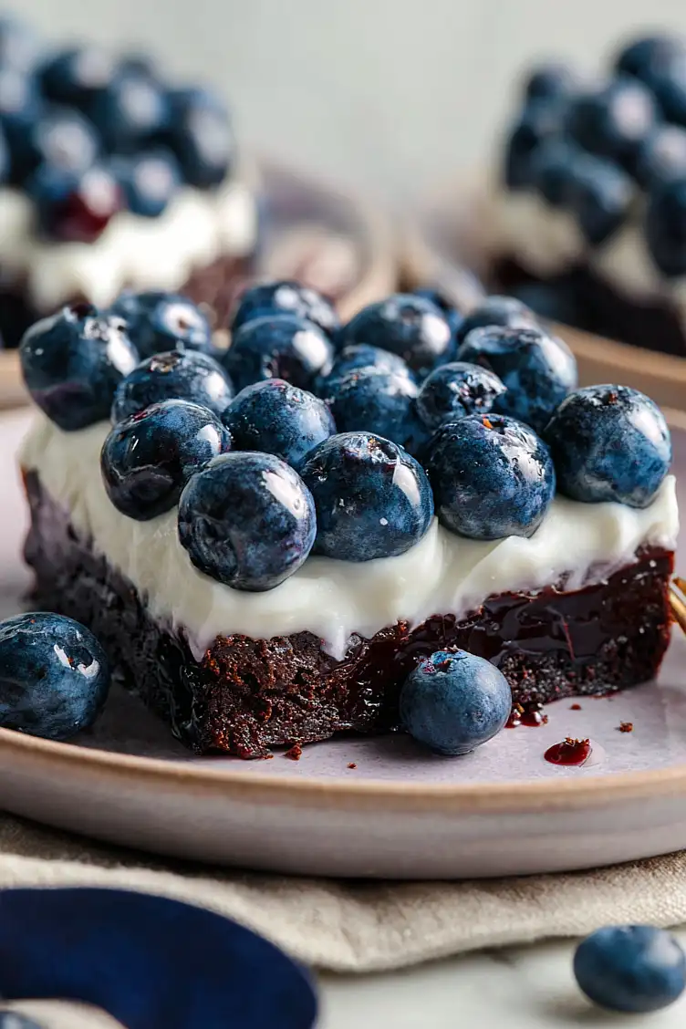 brownie flag cake