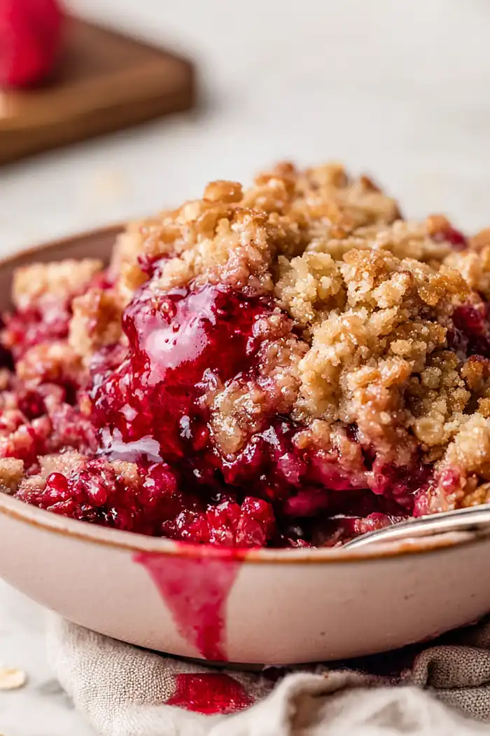 raspberry crumble