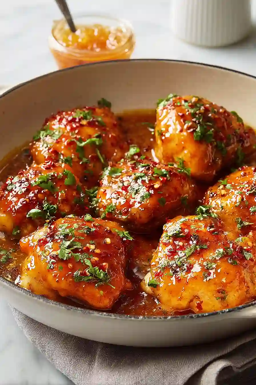 apricot glazed chicken