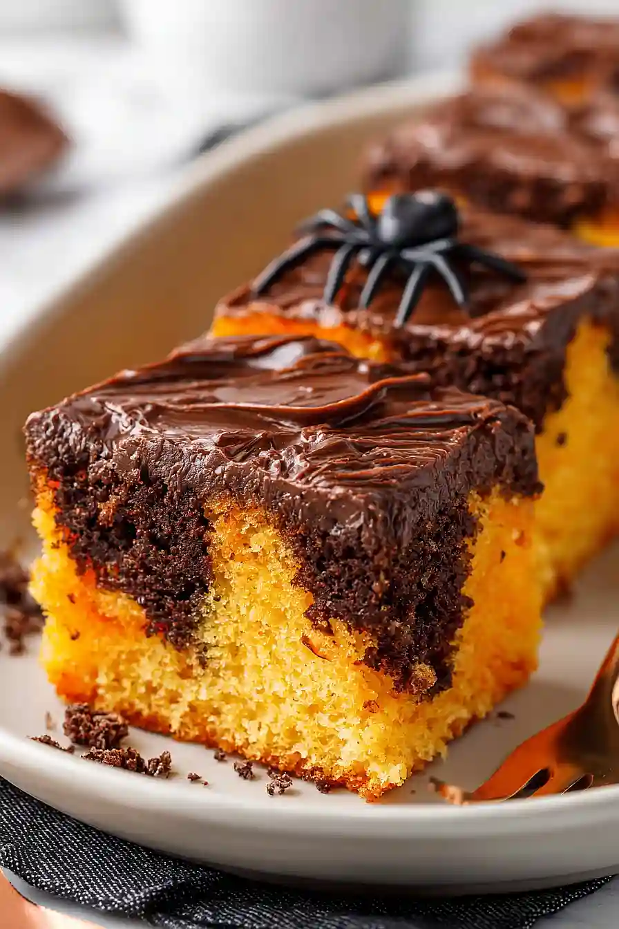 halloween jello poke cake