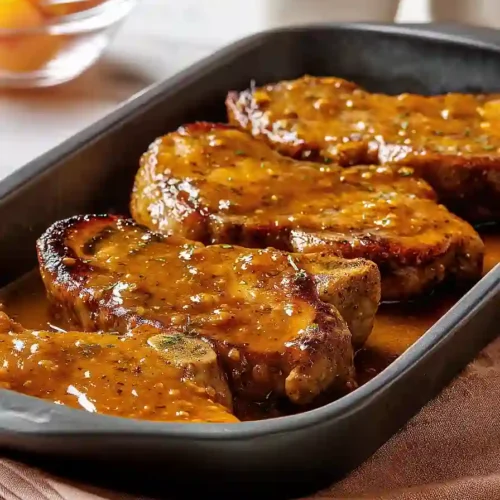 apricot glazed pork chops