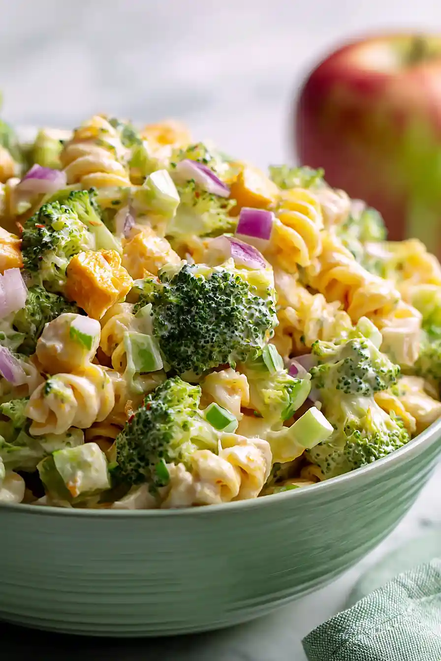 broccoli cheddar pasta salad