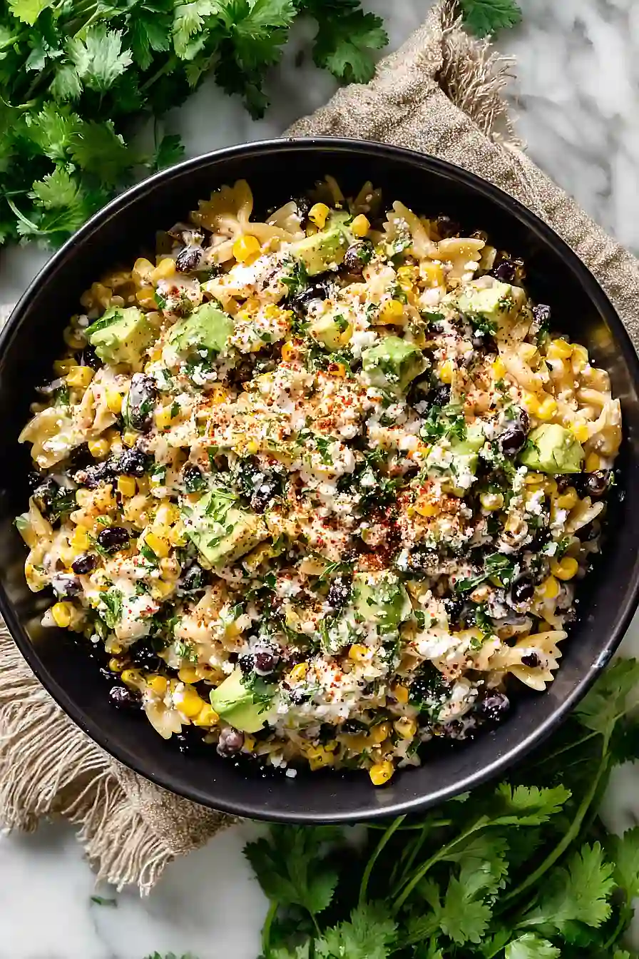 mexican street corn pasta salad