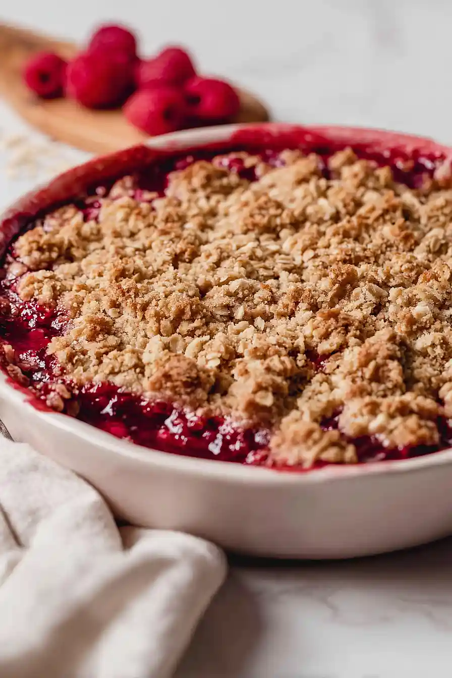 raspberry crumble
