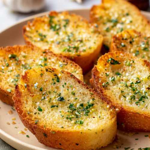 Classic Garlic Bread No Oven
