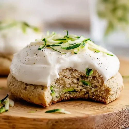zucchini cookies with brown butter cream cheese frosting