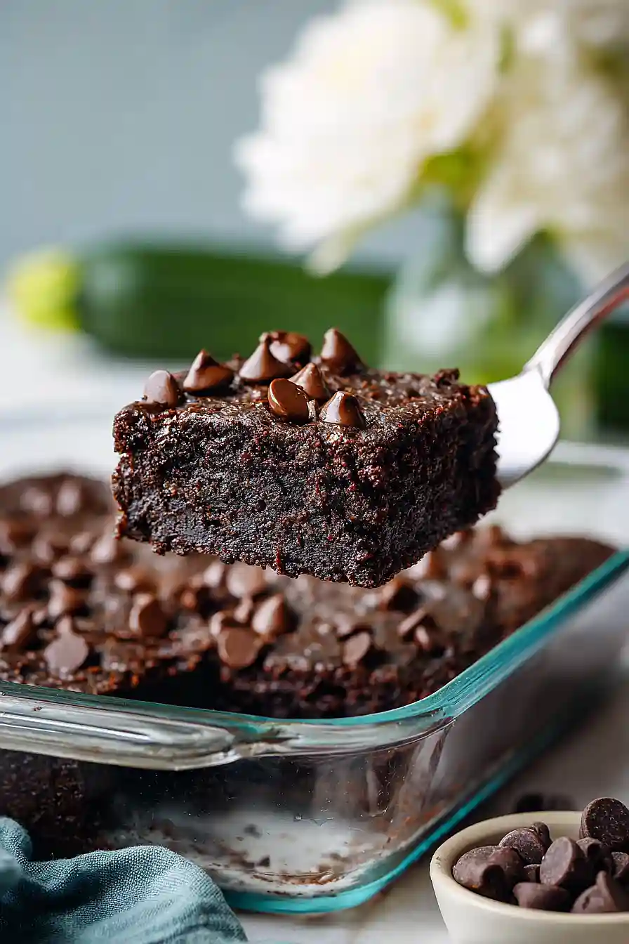 vegan zucchini brownies