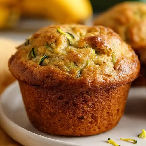banana zucchini muffins