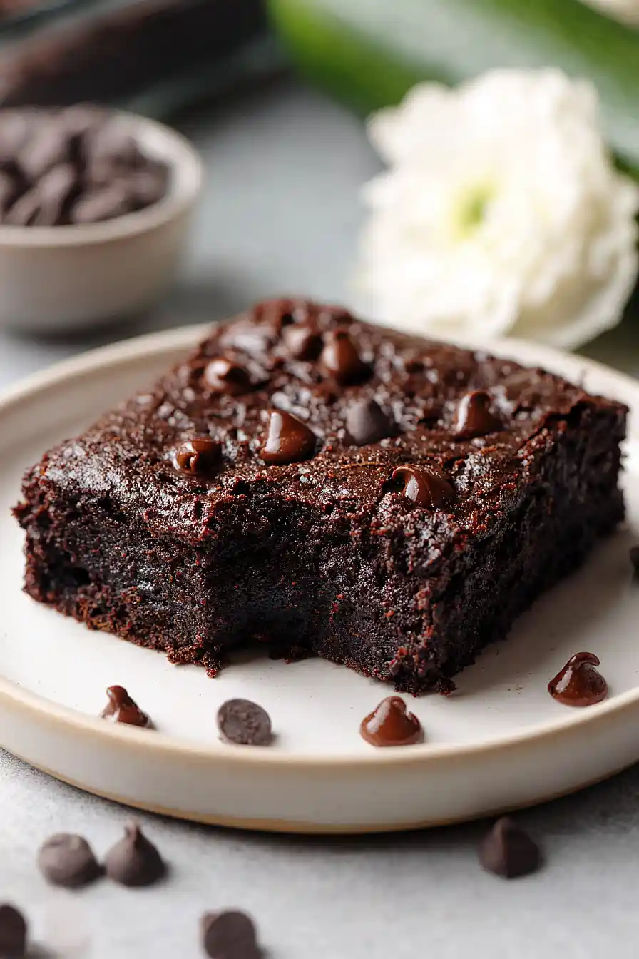 vegan zucchini brownies