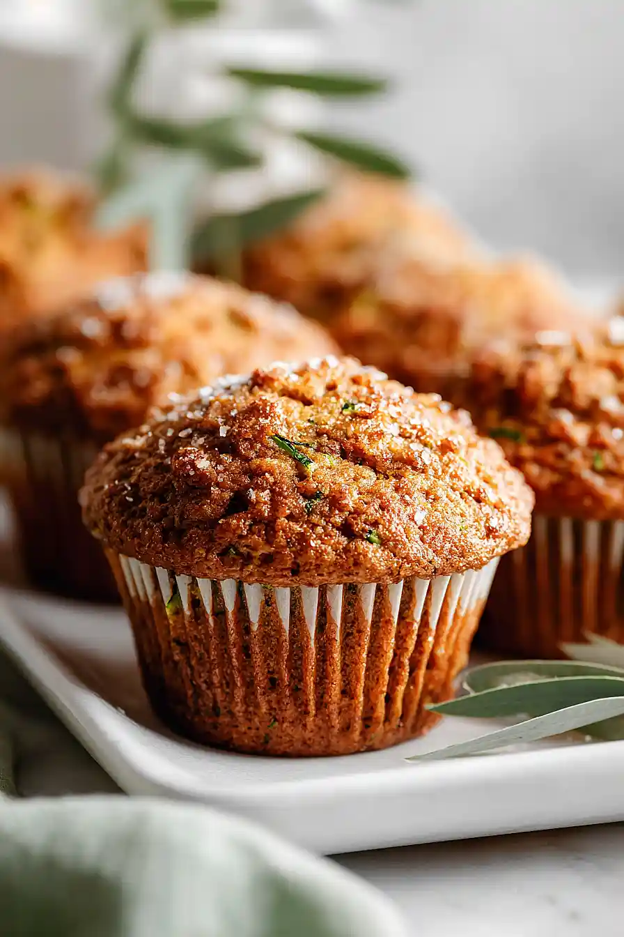 healthy zucchini muffins