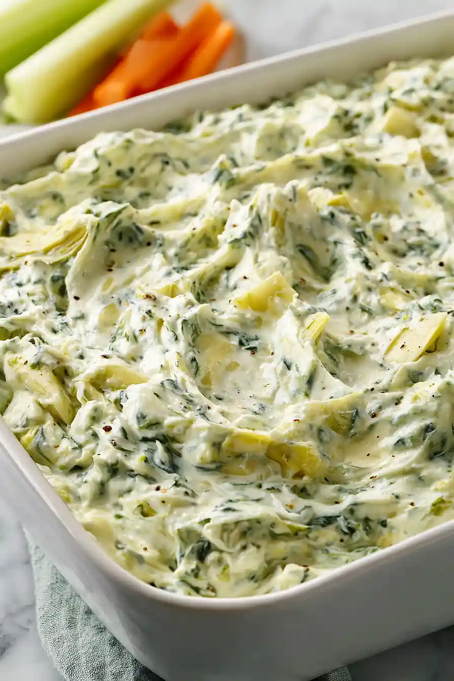 cold spinach artichoke dip