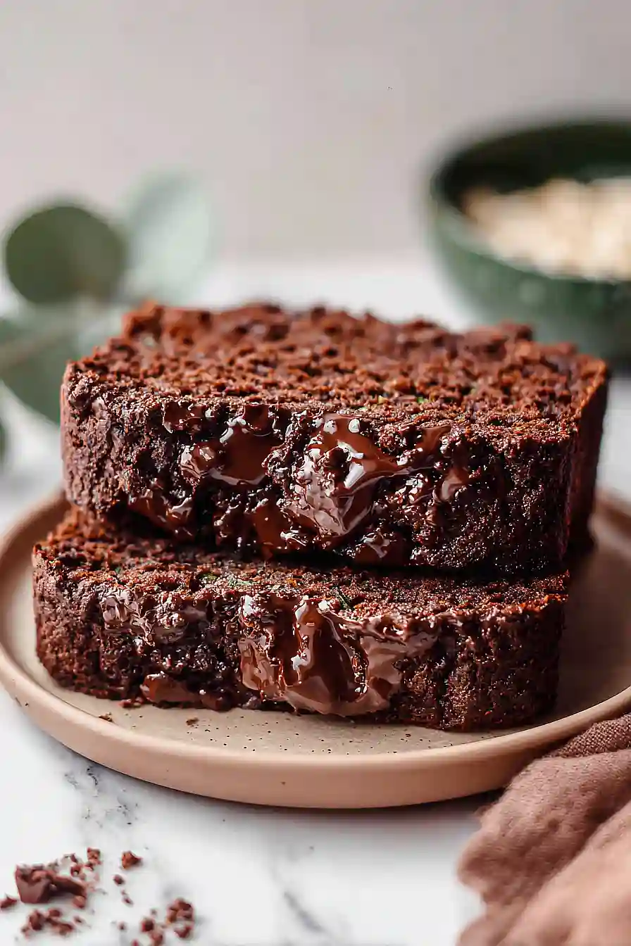 healthy chocolate zucchini bread