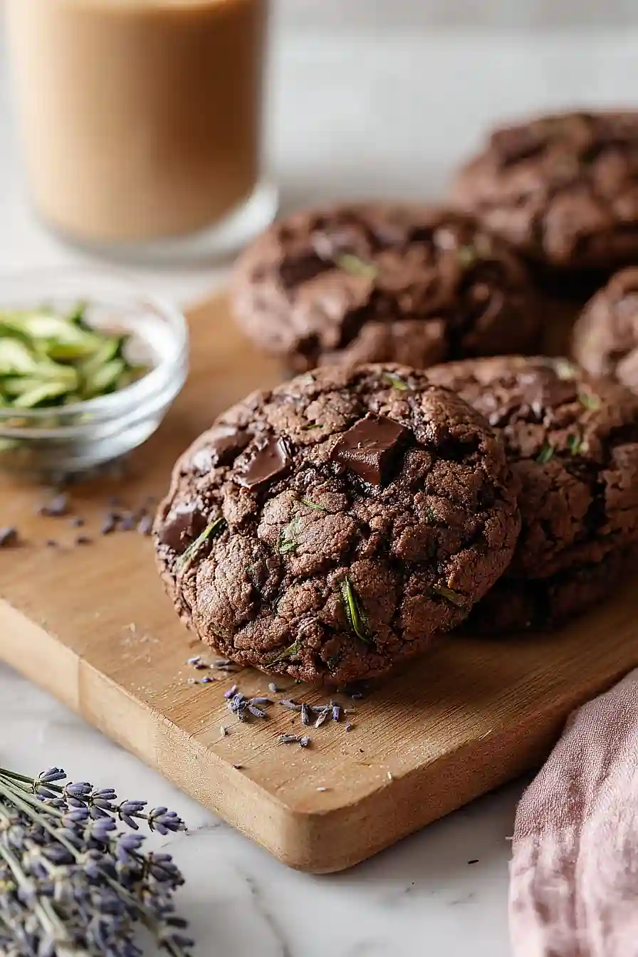 triple chocolate zucchini cookies
