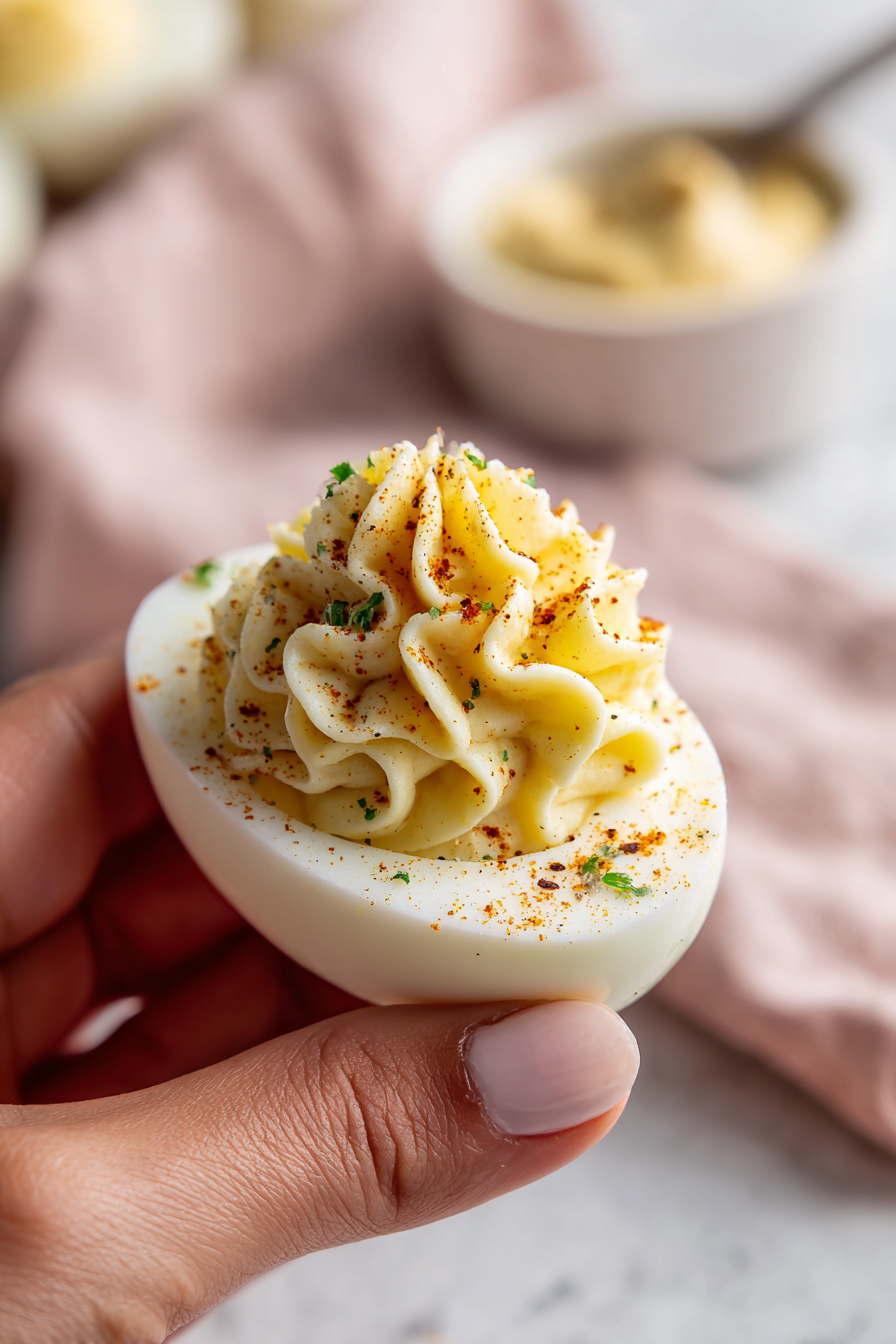 deviled eggs