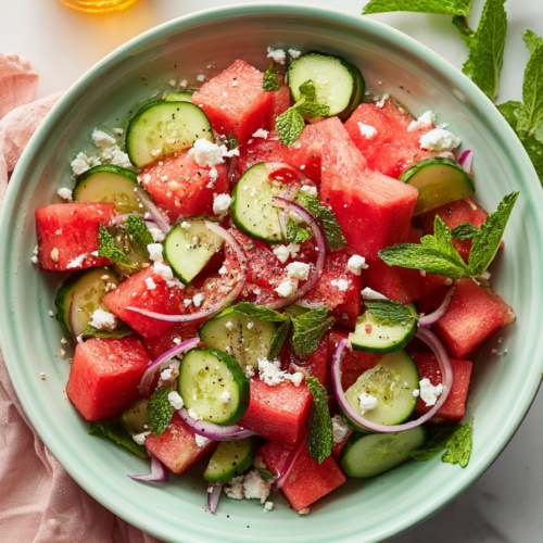 Quick Watermelon Salad