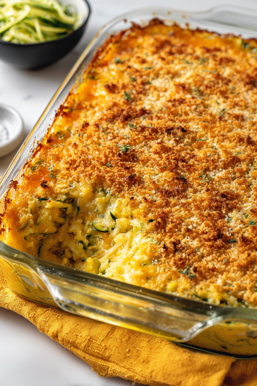 shredded zucchini casserole