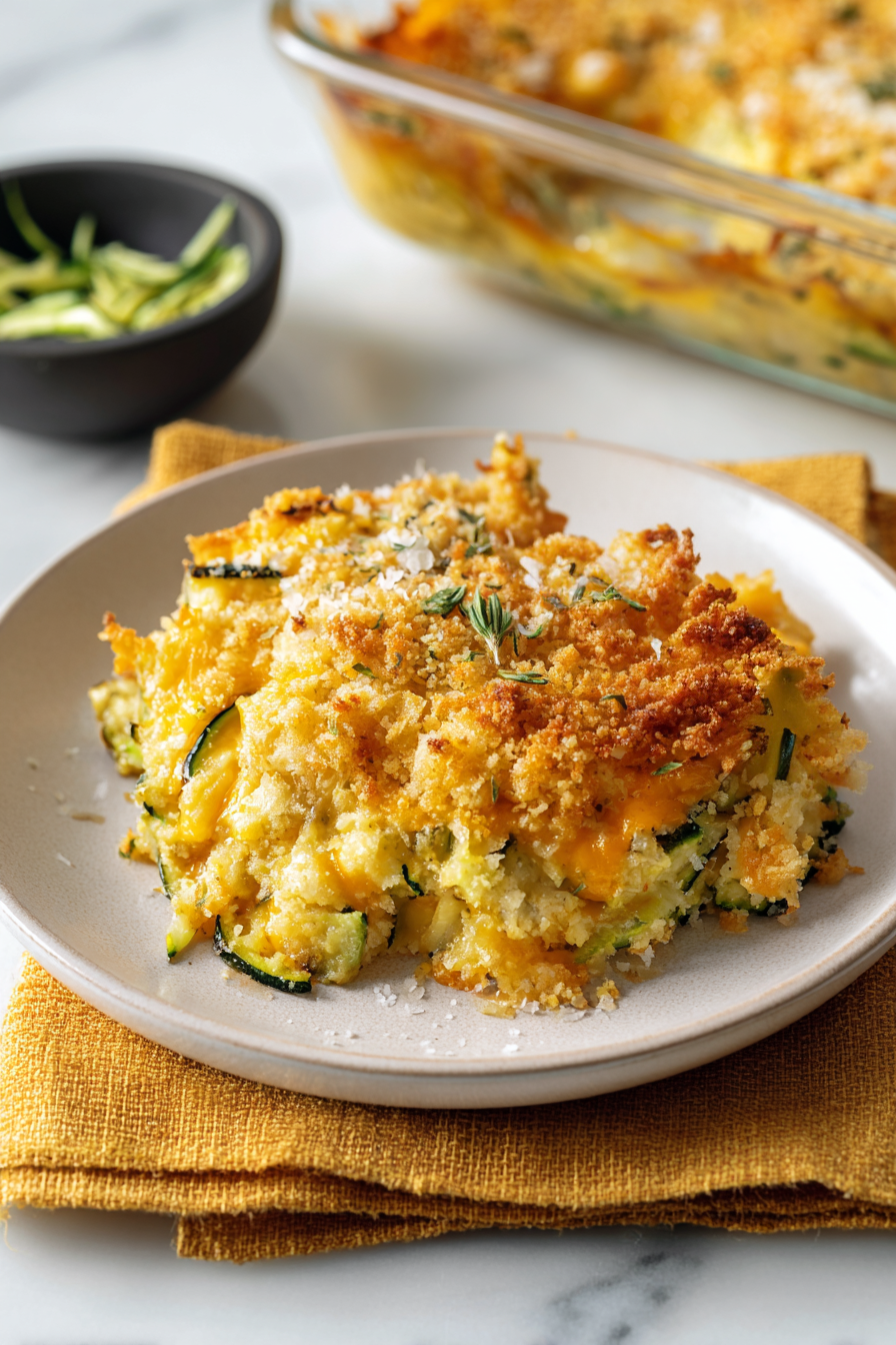 shredded zucchini casserole