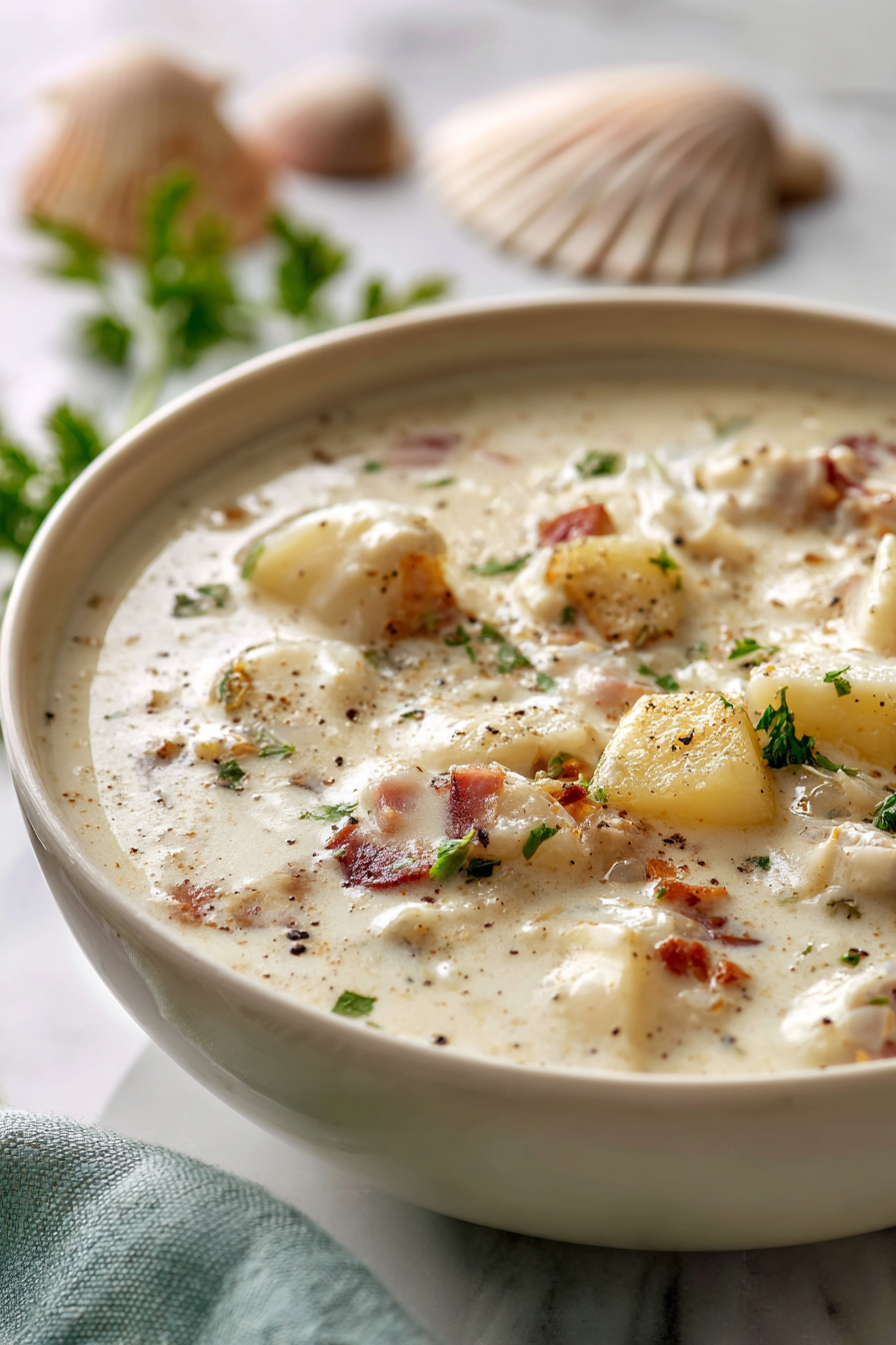 crockpot clam chowder
