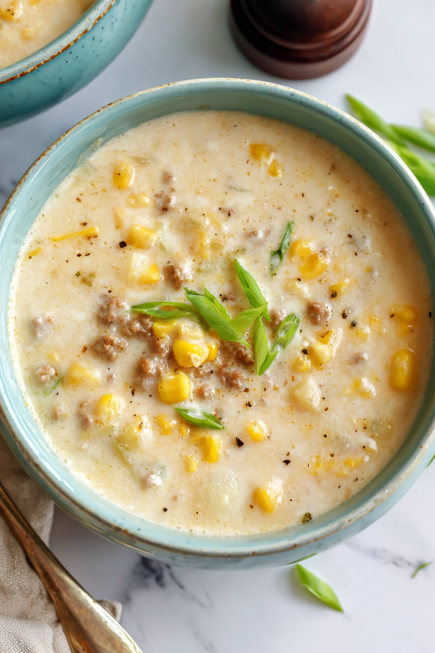 sausage and corn chowder
