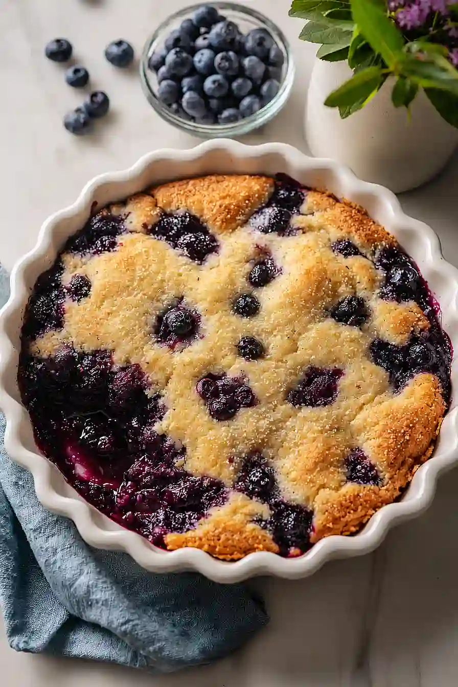 huckleberry cobbler