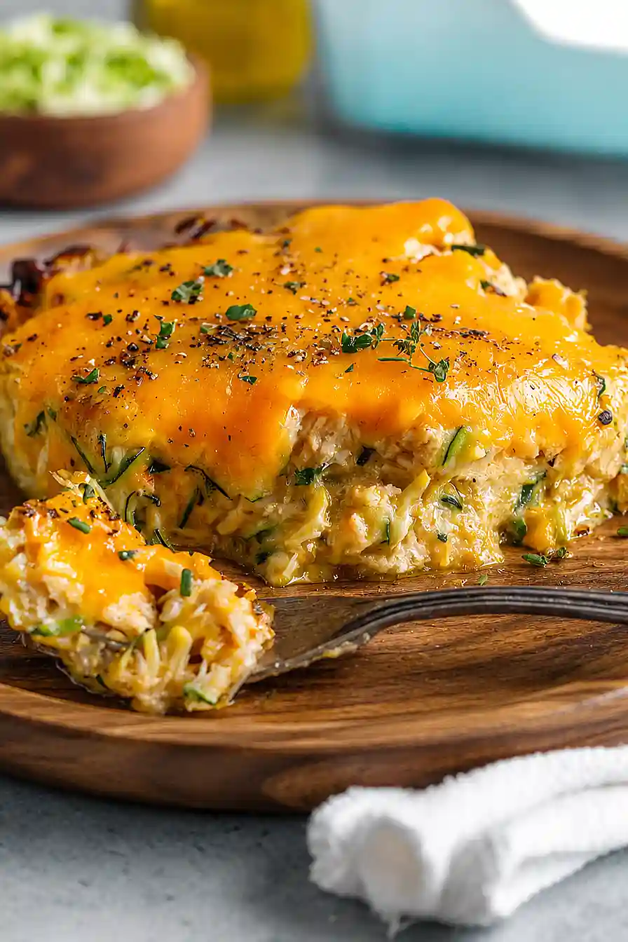 chicken casserole with shredded zucchini