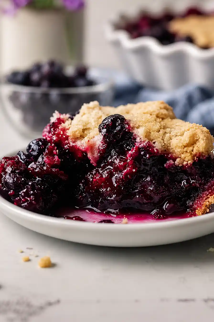 huckleberry cobbler
