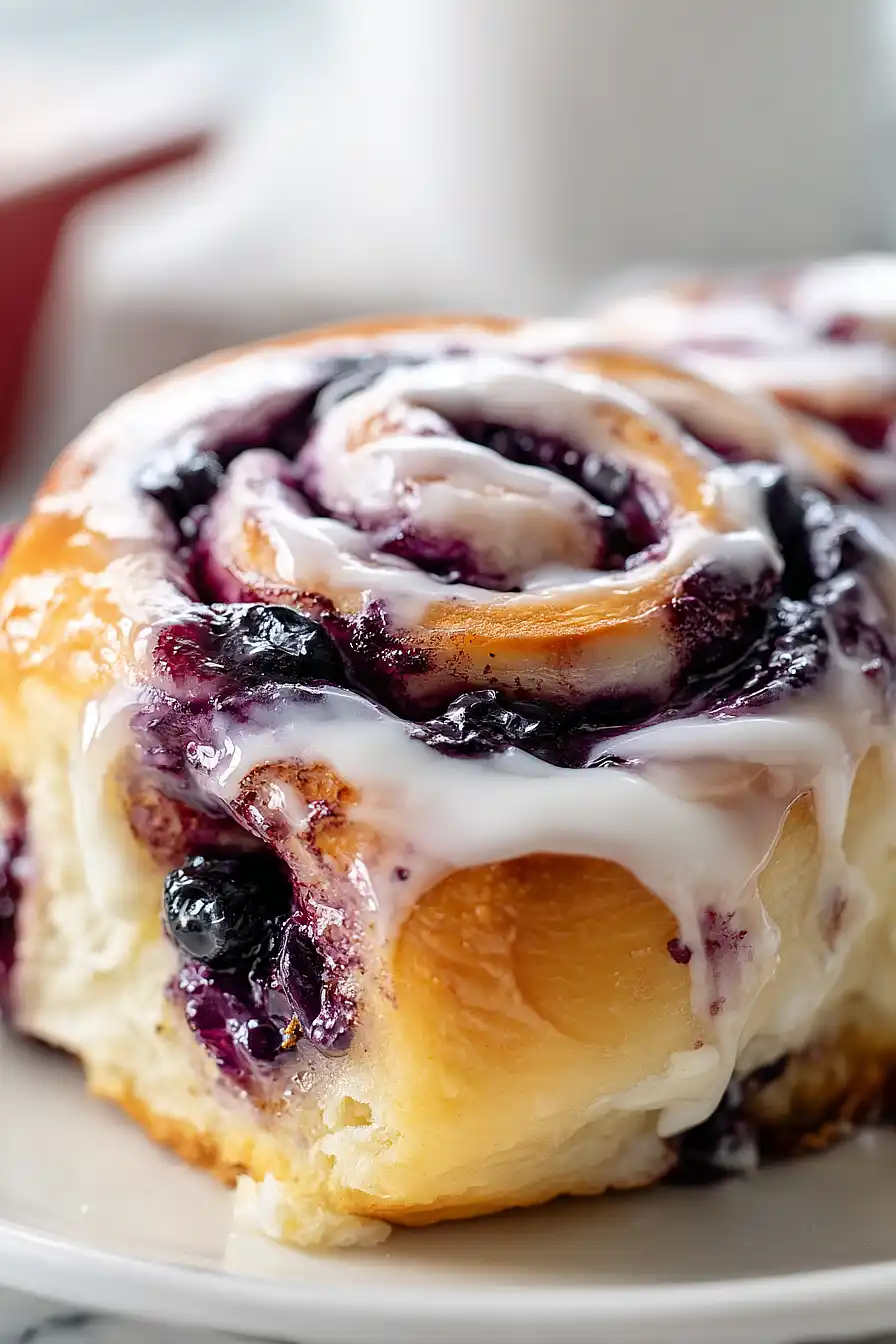 huckleberry cinnamon rolls