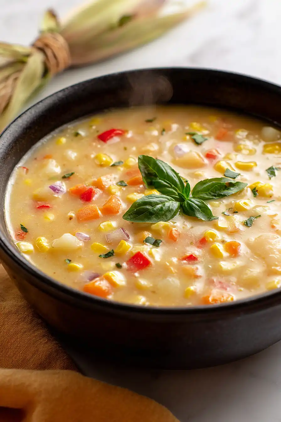 corn and vegetable chowder