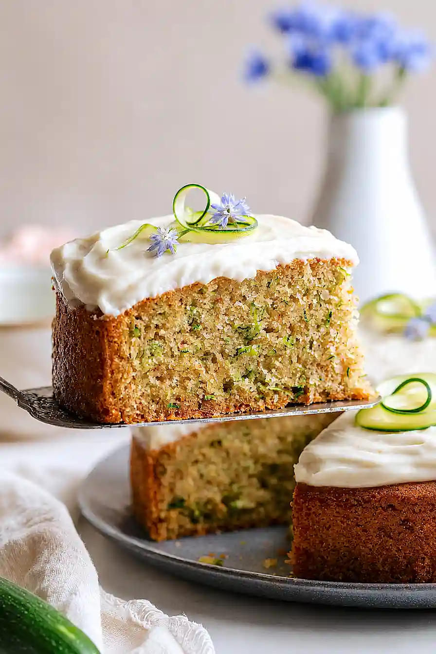 zucchini cake with brown butter frosting