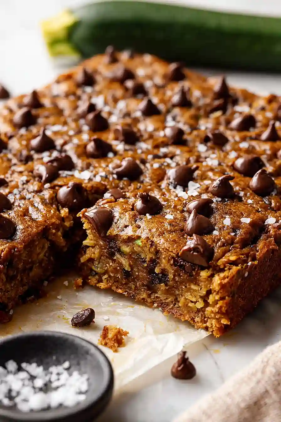chocolate chip zucchini bars