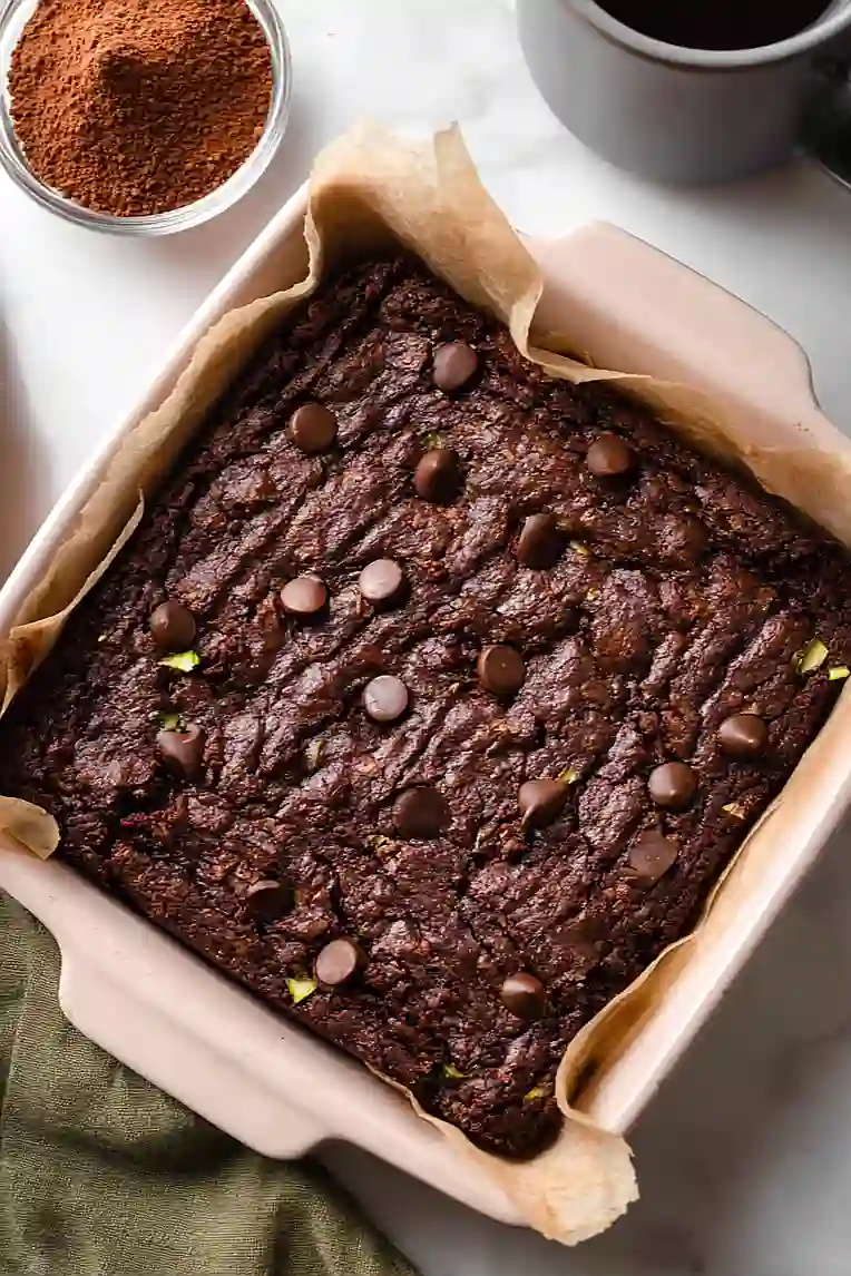 double chocolate zucchini bars