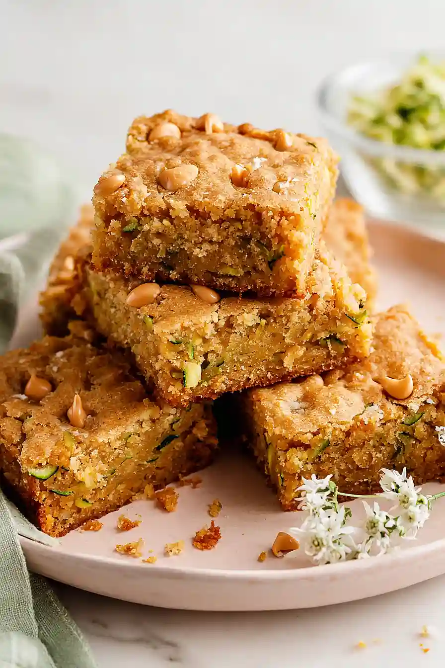 butterscotch zucchini bars