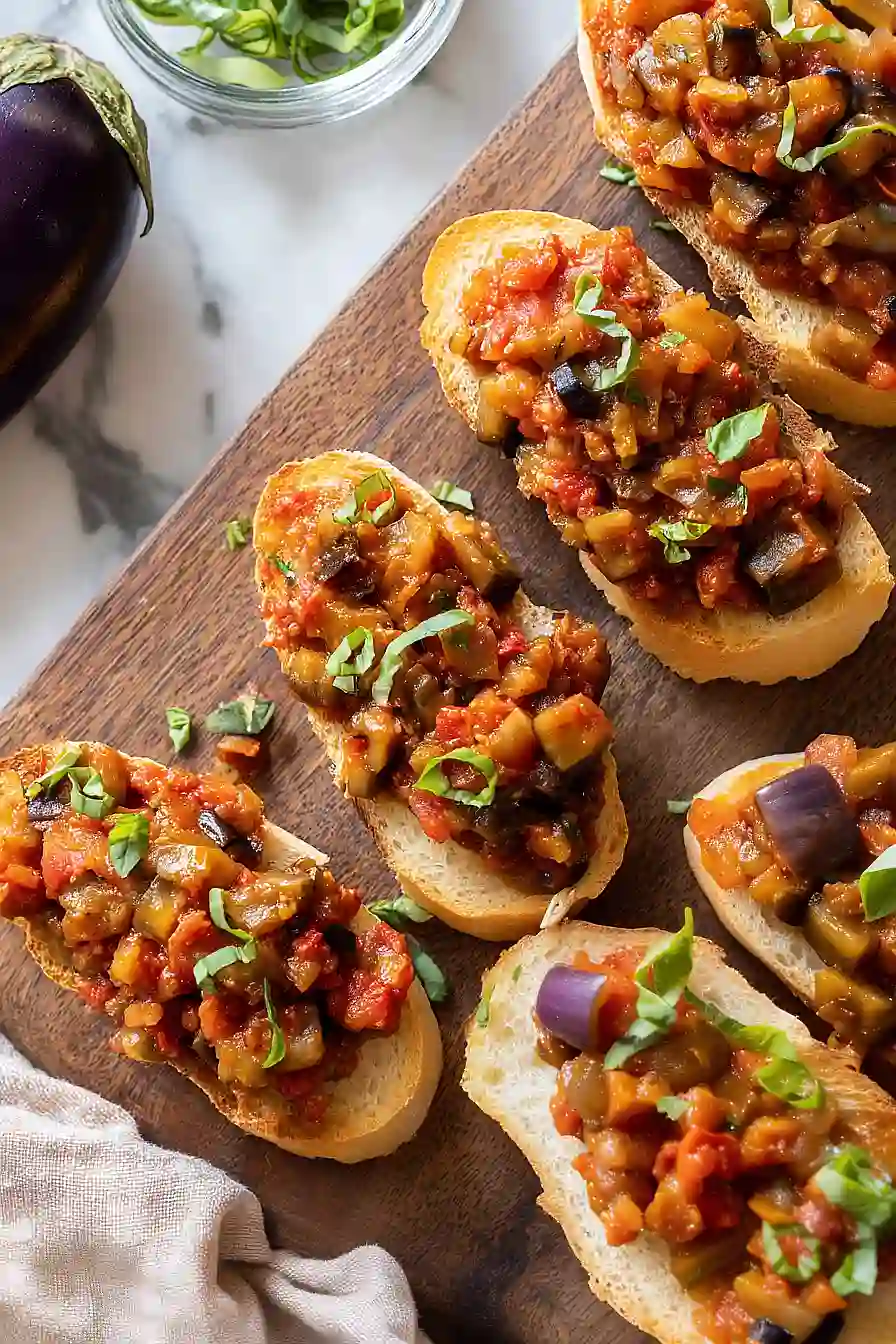 eggplant bruschetta